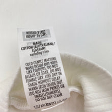 Load image into Gallery viewer, Unisex Bonds, white stretchy leggings / bottoms, EUC, size 0000,  