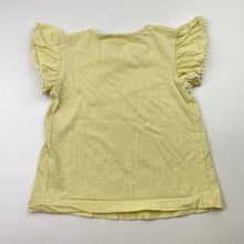 Load image into Gallery viewer, Girls Anko, yellow cotton tee / top, GUC, size 0,  
