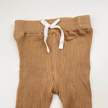 Load image into Gallery viewer, Girls MINI ZALI, ribbed leggings / bottoms, GUC, size 000,  