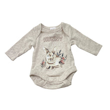Load image into Gallery viewer, Girls Baby Berry, long sleeve bodysuit / romper, rabbit, EUC, size 00000,  