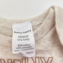 Load image into Gallery viewer, Girls Baby Berry, long sleeve bodysuit / romper, rabbit, EUC, size 00000,  