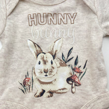 Load image into Gallery viewer, Girls Baby Berry, long sleeve bodysuit / romper, rabbit, EUC, size 00000,  