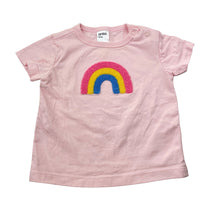 Load image into Gallery viewer, Girls Anko, cotton tee / top, rainbow, FUC, size 0,  
