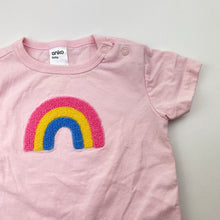Load image into Gallery viewer, Girls Anko, cotton tee / top, rainbow, FUC, size 0,  