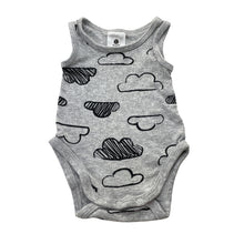 Load image into Gallery viewer, Unisex Dymples, grey cotton singletsuit romper, GUC, size 000,  