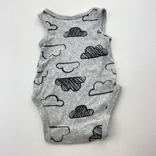 Load image into Gallery viewer, Unisex Dymples, grey cotton singletsuit romper, GUC, size 000,  