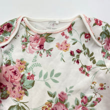 Load image into Gallery viewer, Girls Next, floral cotton bodysuit / romper, EUC, size 2,  
