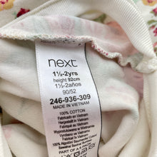Load image into Gallery viewer, Girls Next, floral cotton bodysuit / romper, EUC, size 2,  
