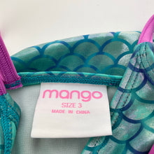 Load image into Gallery viewer, Girls Mango, swim one-piece, mermaid, GUC, size 3,  