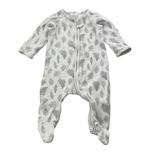 Load image into Gallery viewer, Unisex Target, ribbed organic cotton blend zip romper, FUC, size 000,  