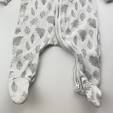 Load image into Gallery viewer, Unisex Target, ribbed organic cotton blend zip romper, FUC, size 000,  