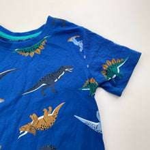 Load image into Gallery viewer, Boys blue, cotton tee / top, dinosaurs, EUC, size 3,  