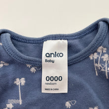 Load image into Gallery viewer, Boys Anko, cotton bodysuit / romper, EUC, size 0000,  