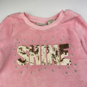 Girls CYNTHIA ROWLEY, fleece long sleeve pyjama top, GUC, size 6,  