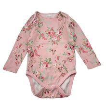 Load image into Gallery viewer, Girls Next, floral cotton bodysuit / romper, marks at neck, FUC, size 2,  