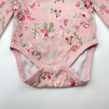 Load image into Gallery viewer, Girls Next, floral cotton bodysuit / romper, marks at neck, FUC, size 2,  