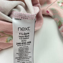 Load image into Gallery viewer, Girls Next, floral cotton bodysuit / romper, marks at neck, FUC, size 2,  