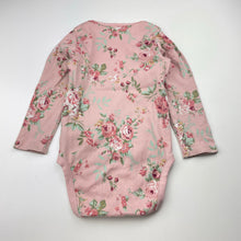 Load image into Gallery viewer, Girls Next, floral cotton bodysuit / romper, marks at neck, FUC, size 2,  