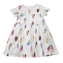 Load image into Gallery viewer, Girls Target, cotton t-shirt dress, ice creams, GUC, size 3, L: 50cm