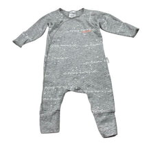 Load image into Gallery viewer, Unisex Bonds, stretchy cozysuit coverall / romper, GUC, size 0000,  