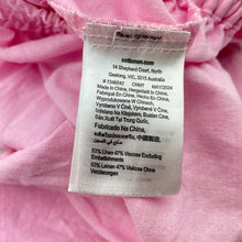Load image into Gallery viewer, Girls Cotton On, pink linen / viscose pants, elasticated, Inside leg: 25cm, marks front of legs, FUC, size 2,  