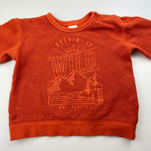 Load image into Gallery viewer, Boys Target, orange cotton sweater / jumper, GUC, size 1,  