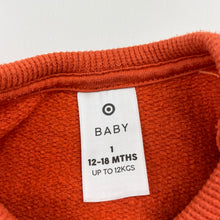 Load image into Gallery viewer, Boys Target, orange cotton sweater / jumper, GUC, size 1,  