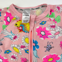 Load image into Gallery viewer, Girls Bonds, Disney A Bug's Life zip wondersuit / zippy / romper, FUC, size 1,  