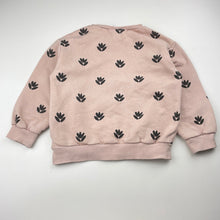 Load image into Gallery viewer, Girls Zara, fleece lined sweater / jumper, marks left cuff, FUC, size 2,  