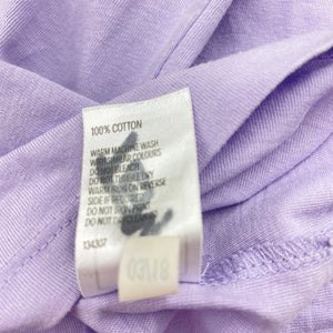 Girls Kids & Co, cotton long sleeve tee / top, FUC, size 7,  