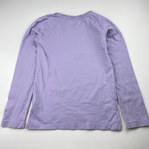 Girls Kids & Co, cotton long sleeve tee / top, FUC, size 7,  
