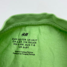 Load image into Gallery viewer, Boys H&amp;M, cotton tee / top, flip sequin dinosaur, GUC, size 7-8,  