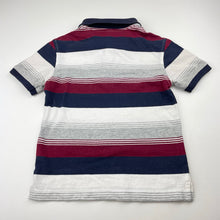 Load image into Gallery viewer, Boys Nautica, striped cotton polo shirt top, FUC, size 7,  