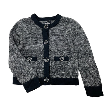 Girls Sista, knitted cotton cardigan, EUC, size 3,  