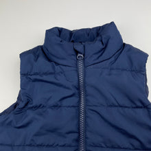 Load image into Gallery viewer, Boys Brilliant Basics, navy puffer vest / sleeveless jacket, EUC, size 3,  