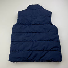 Load image into Gallery viewer, Boys Brilliant Basics, navy puffer vest / sleeveless jacket, EUC, size 3,  