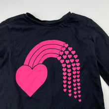 Load image into Gallery viewer, Girls Anko, black cotton long sleeve tee / top, EUC, size 5,  