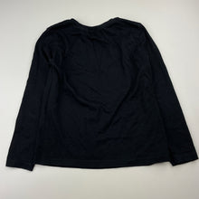 Load image into Gallery viewer, Girls Anko, black cotton long sleeve tee / top, EUC, size 5,  
