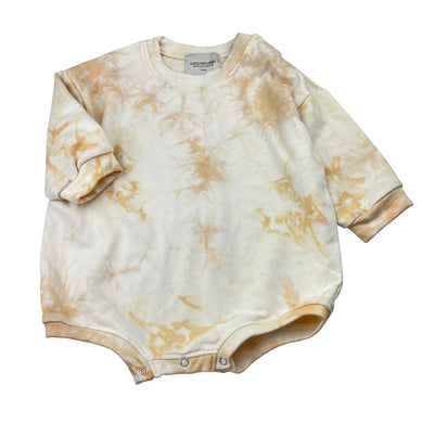 Unisex LUCA THE LABEL, tie dyed cotton sweater romper, EUC, size 3,  