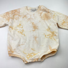 Load image into Gallery viewer, Unisex LUCA THE LABEL, tie dyed cotton sweater romper, EUC, size 3,  