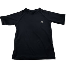 Load image into Gallery viewer, Boys Wave Zone, black short sleeve rashie / swim top, GUC, size 6,  