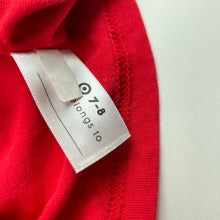 Load image into Gallery viewer, Unisex Target, red cotton tee / top, GUC, size 7-8,  