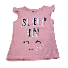 Load image into Gallery viewer, Girls Kids &amp; Co, pink cotton pyjama top, GUC, size 6,  