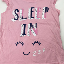 Load image into Gallery viewer, Girls Kids &amp; Co, pink cotton pyjama top, GUC, size 6,  