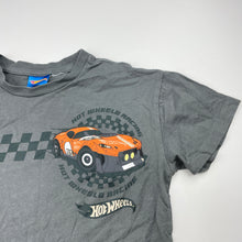 Load image into Gallery viewer, Boys Hot Wheels, grey cotton tee / top, GUC, size 4,  