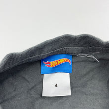Load image into Gallery viewer, Boys Hot Wheels, grey cotton tee / top, GUC, size 4,  