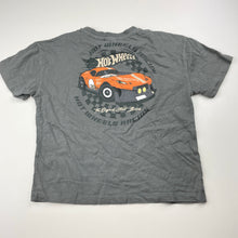 Load image into Gallery viewer, Boys Hot Wheels, grey cotton tee / top, GUC, size 4,  