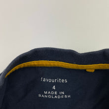 Load image into Gallery viewer, Boys Favourites, cotton long sleeve tee / top, dinosaurs, GUC, size 4,  