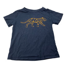 Load image into Gallery viewer, Boys Anko, navy cotton tee / top, tiger, GUC, size 6,  