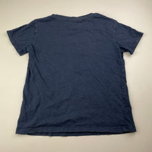 Load image into Gallery viewer, Boys Anko, navy cotton tee / top, tiger, GUC, size 6,  